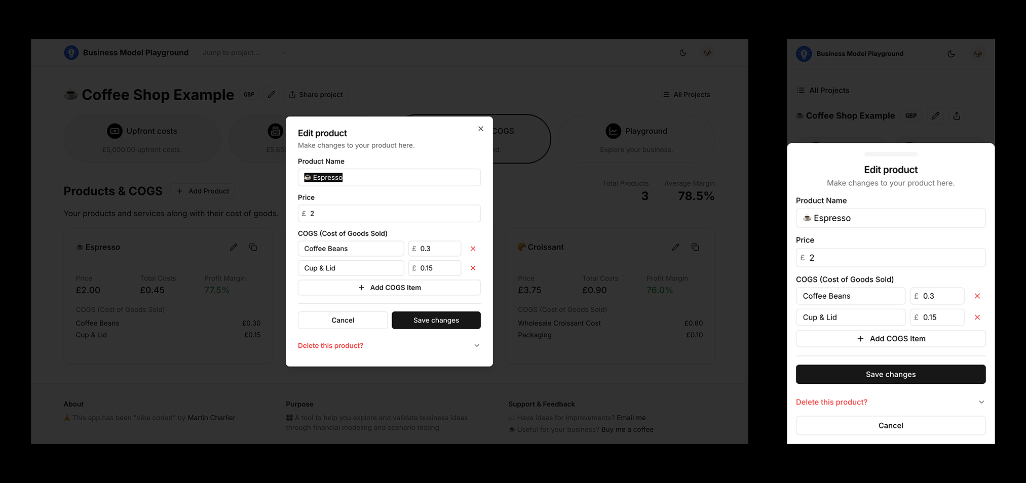 dialog example